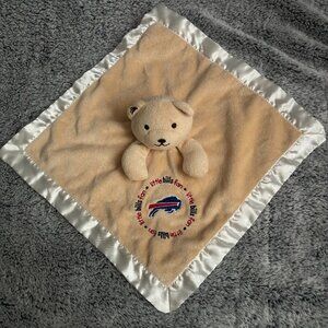 Baby Fanatic Bear Little Buffalo Bills Fan Lovey Security NFL Plush Blanket